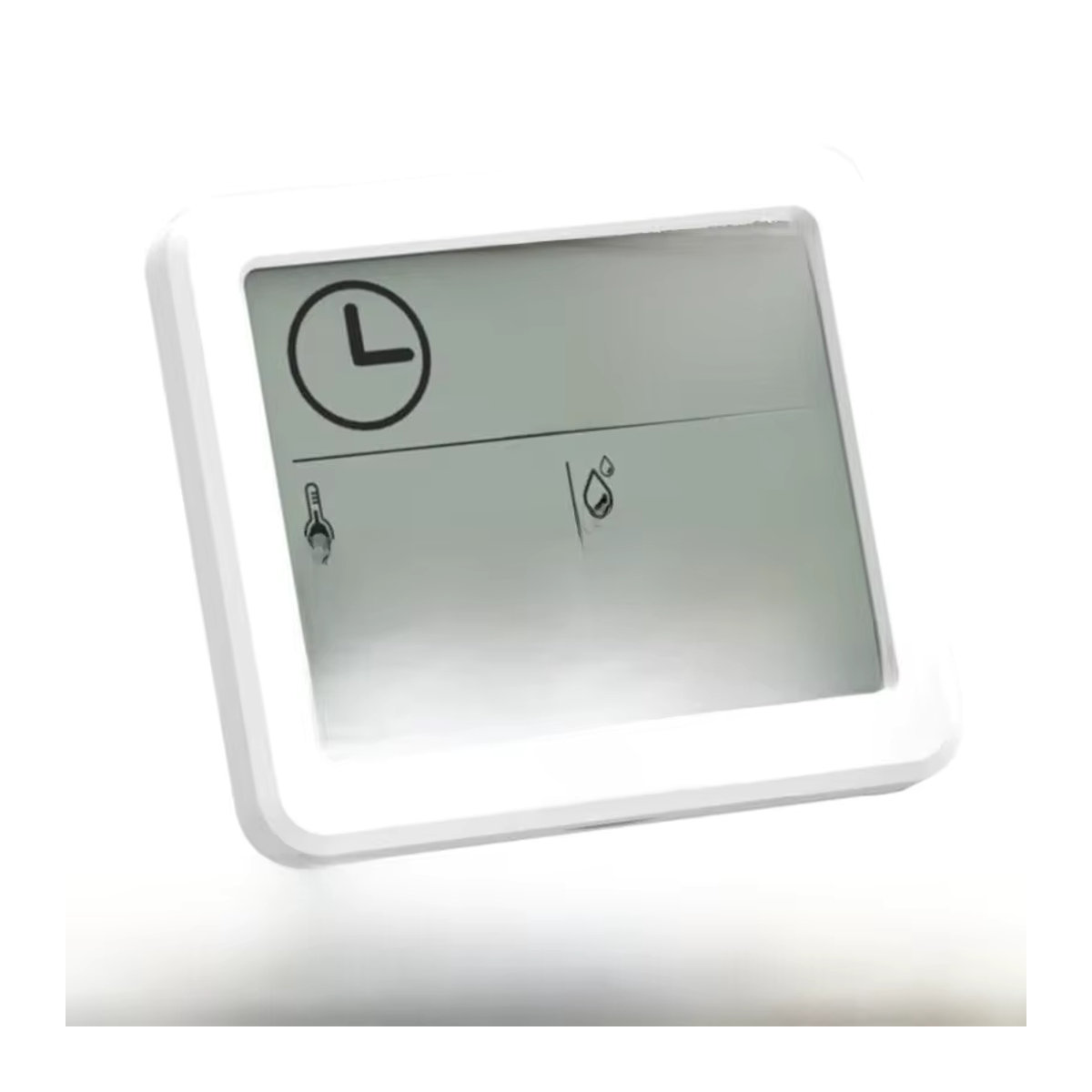 NIDITON Digitale Schreibtischuhr und Wanduhr mit Thermometer und Hygrometer in Weiß - Bild 7