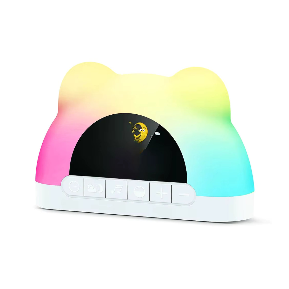Niditon Digitaluhr mit Wake Up Light Sonnenaufgang Wecker in niedlicher Bärenform, mehrfarbiges Nachtlicht für Kinder und Schlafzimmerdekoration - Bild 7