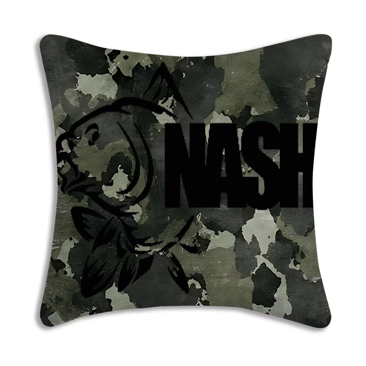 Niedriger Plüsch-Kissenbezug mit Cartoon Nash Fishing Logo und doppelseitigem Druck in Mehrfarbig - Bild 5
