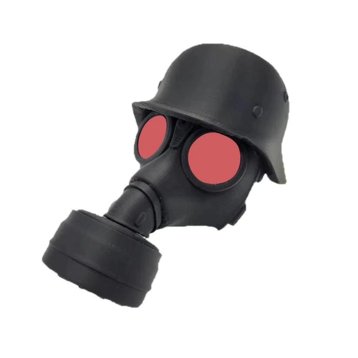 NIGHTKIST Anhängerkupplungs-Abdeckkappe mit Stahlhelm und Gasmaske, 3D-gedruckte Kugelabdeckung für dein Autozubehör - Bild 4