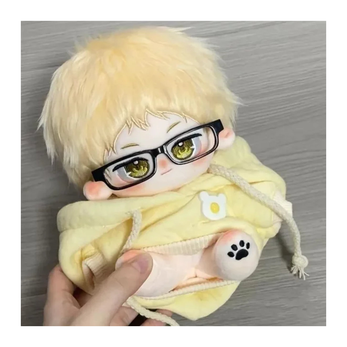 NIJIGEN PLANET Haikyuu!! Kei Tsukishima Baumwollpuppe in Gelb, Höhe: 20 cm - Bild 1