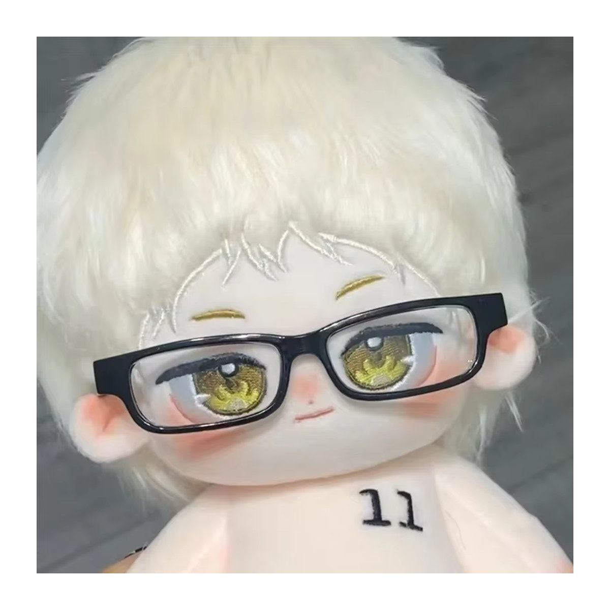 NIJIGEN PLANET Haikyuu!! Kei Tsukishima Baumwollpuppe in Gelb, Höhe: 20 cm - Bild 2