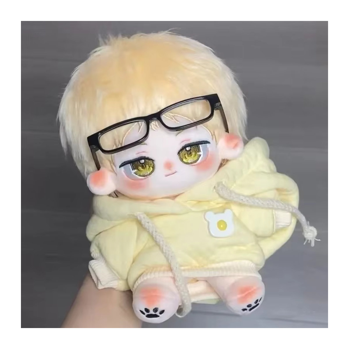 NIJIGEN PLANET Haikyuu!! Kei Tsukishima Baumwollpuppe in Gelb, Höhe: 20 cm - Bild 4
