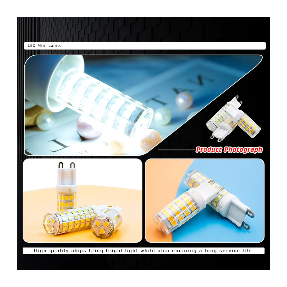 NIN FULL G9 LED Glühbirnen Set 5 Stück, 3W 5W 9W, 360 Grad Mais Lampen, Kaltweiß oder Warmweiß, AC 220V 230V für deine Heimbeleuchtung und Dekoration - Bild 5
