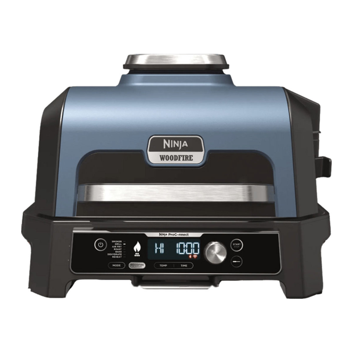 Ninja Woodfire Pro Connect XL Elektrogrill und Smoker OG901EU in Blau - Bild 1