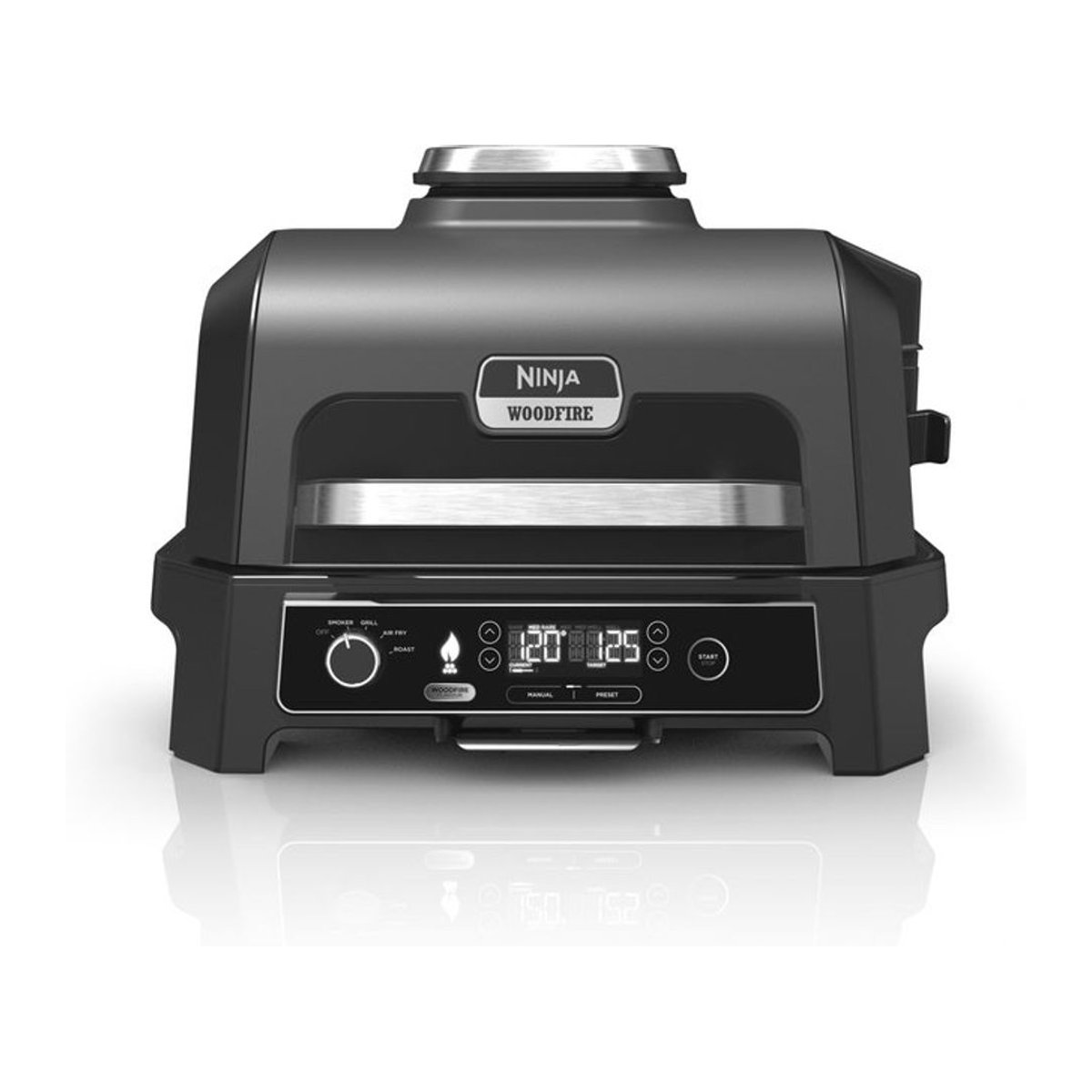 Ninja Woodfire Pro XL Elektrischer Outdoor Grill und Smoker mit Smart Cook System in Schwarz und Edelstahl OG850EU - Bild 1