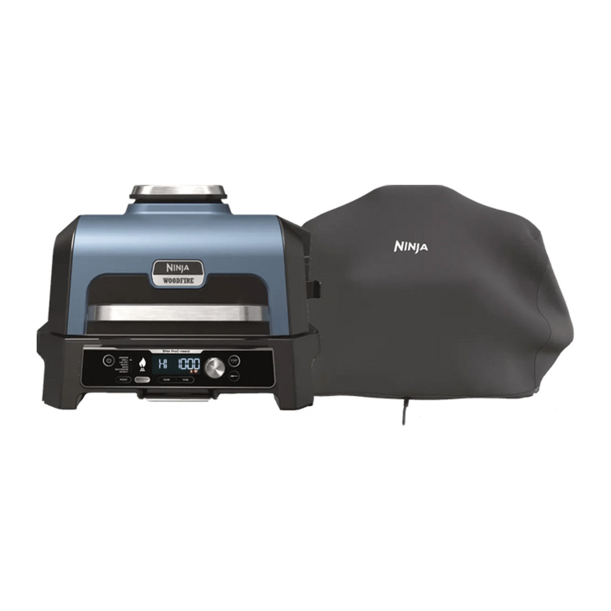 Ninja Woodfire Pro XL OG901EU Grill in Schwarz inklusive Ninja Woodfire Abdeckung XSKOGXLCVREU - Bild 1