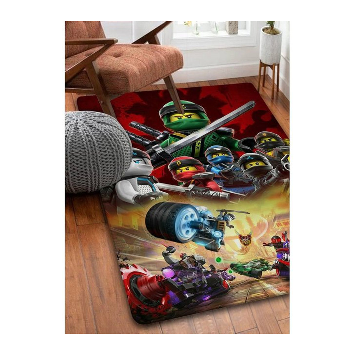 Ninjago Fußmatte mehrfarbig rutschfest für Innen und Außen - Bild 1