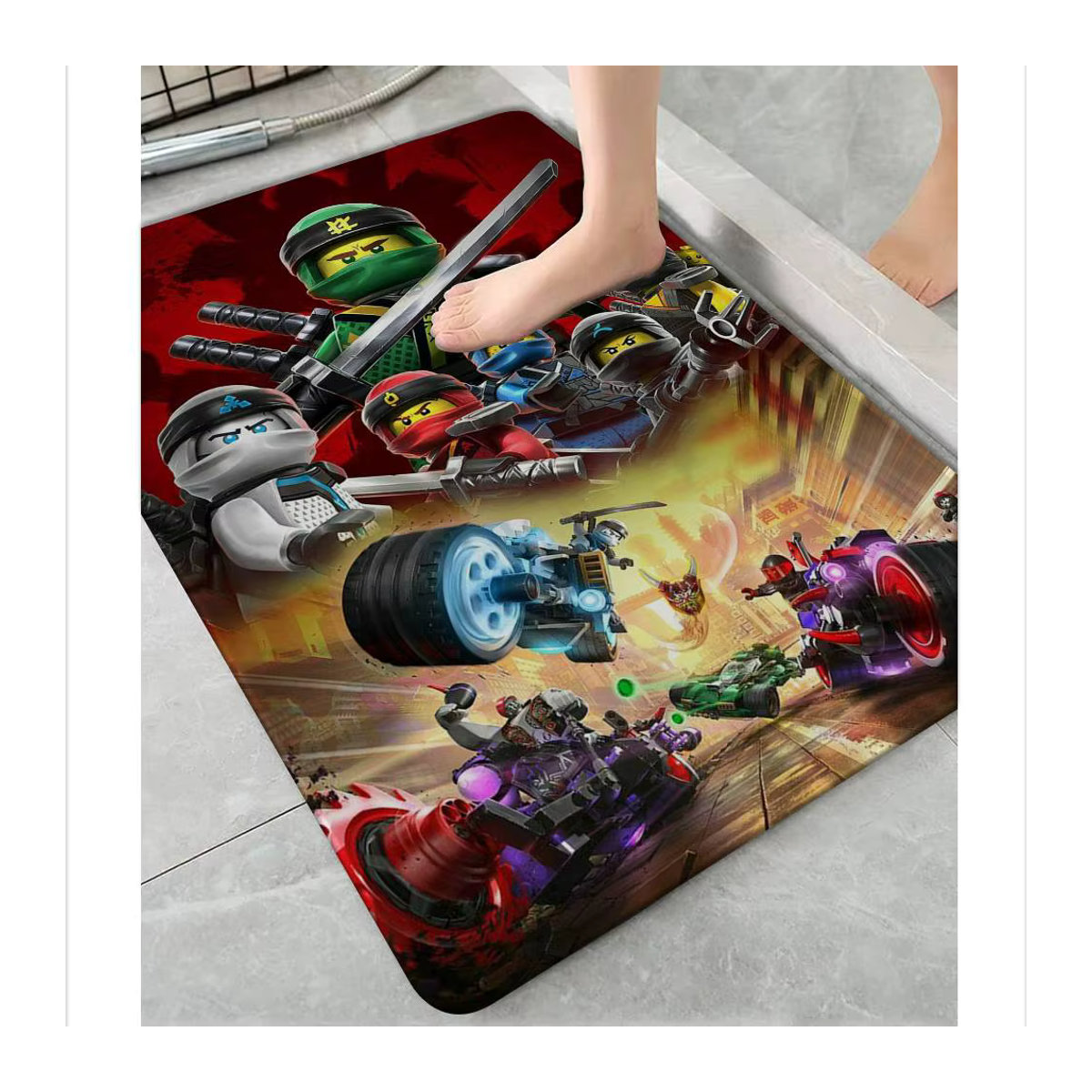 Ninjago Fußmatte mehrfarbig rutschfest für Innen und Außen - Bild 4