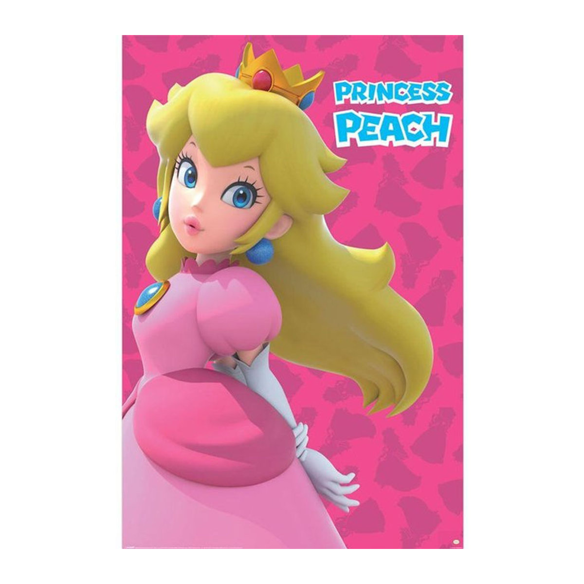 Nintendo Princess Peach Poster in Rosa, Breite: 91.5 cm - Bild 1