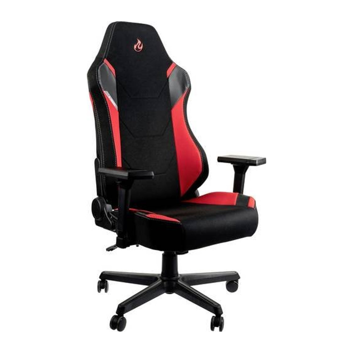 Nitro Concepts X1000 Gamingstuhl in Schwarz/Rot aus Mikrofaser und Kunstleder - Bild 2
