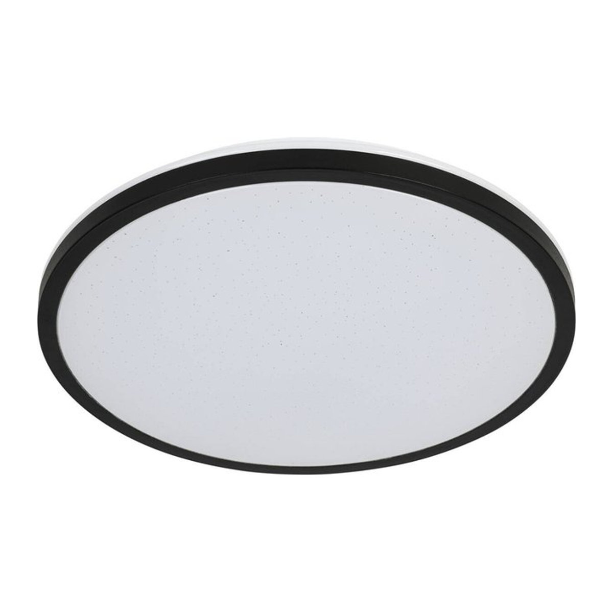 Nolo LED-Deckenleuchte Hela in Schwarz aus Kunststoff mit neutralweißem Licht, H: 4,3 cm, D: 30 cm - Bild 1