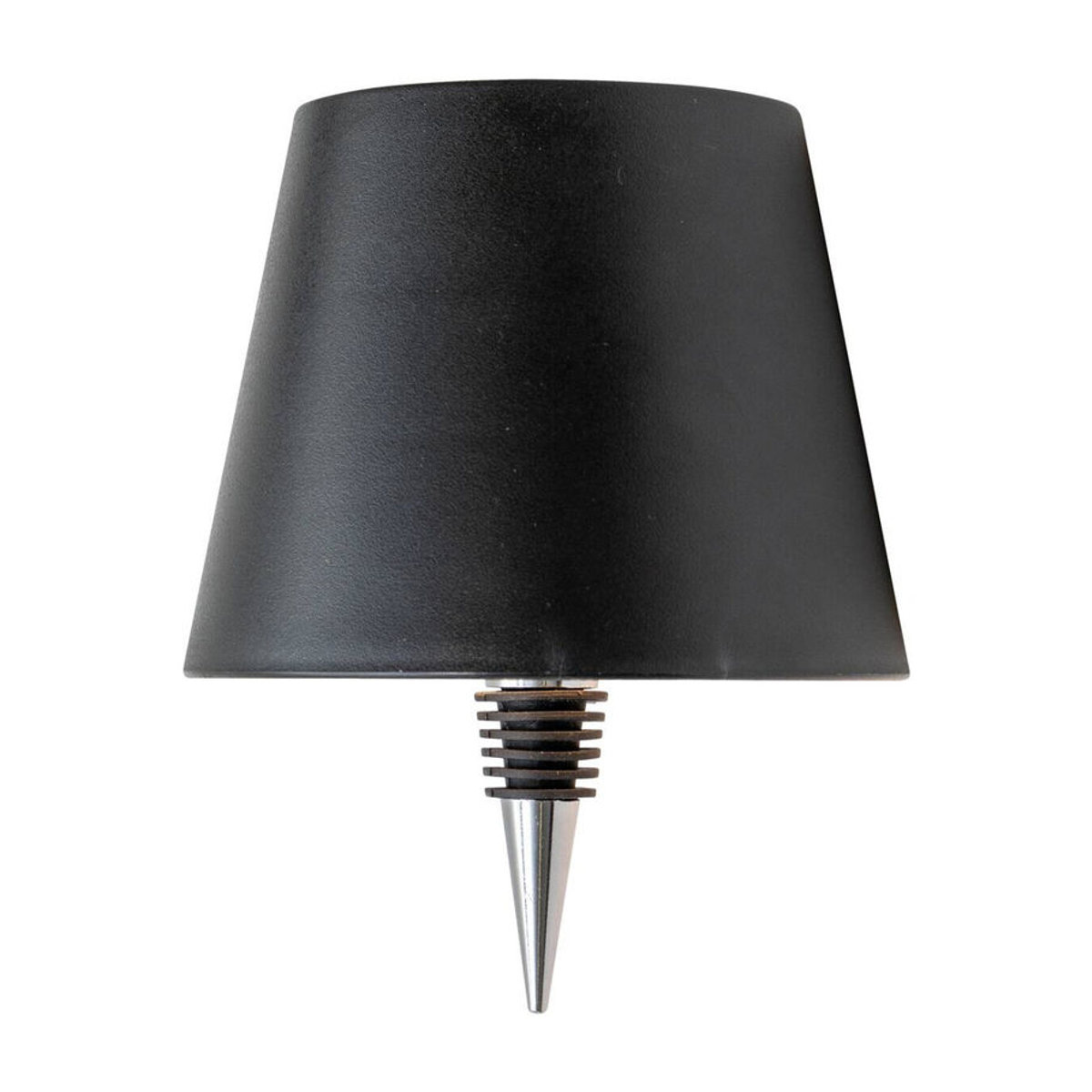 Nolo Lighting Moderne LED Außenleuchte Laterne aus Metall in Schwarz mit warmweißem Licht, H/D: ca. 15 x 11 cm - Bild 1