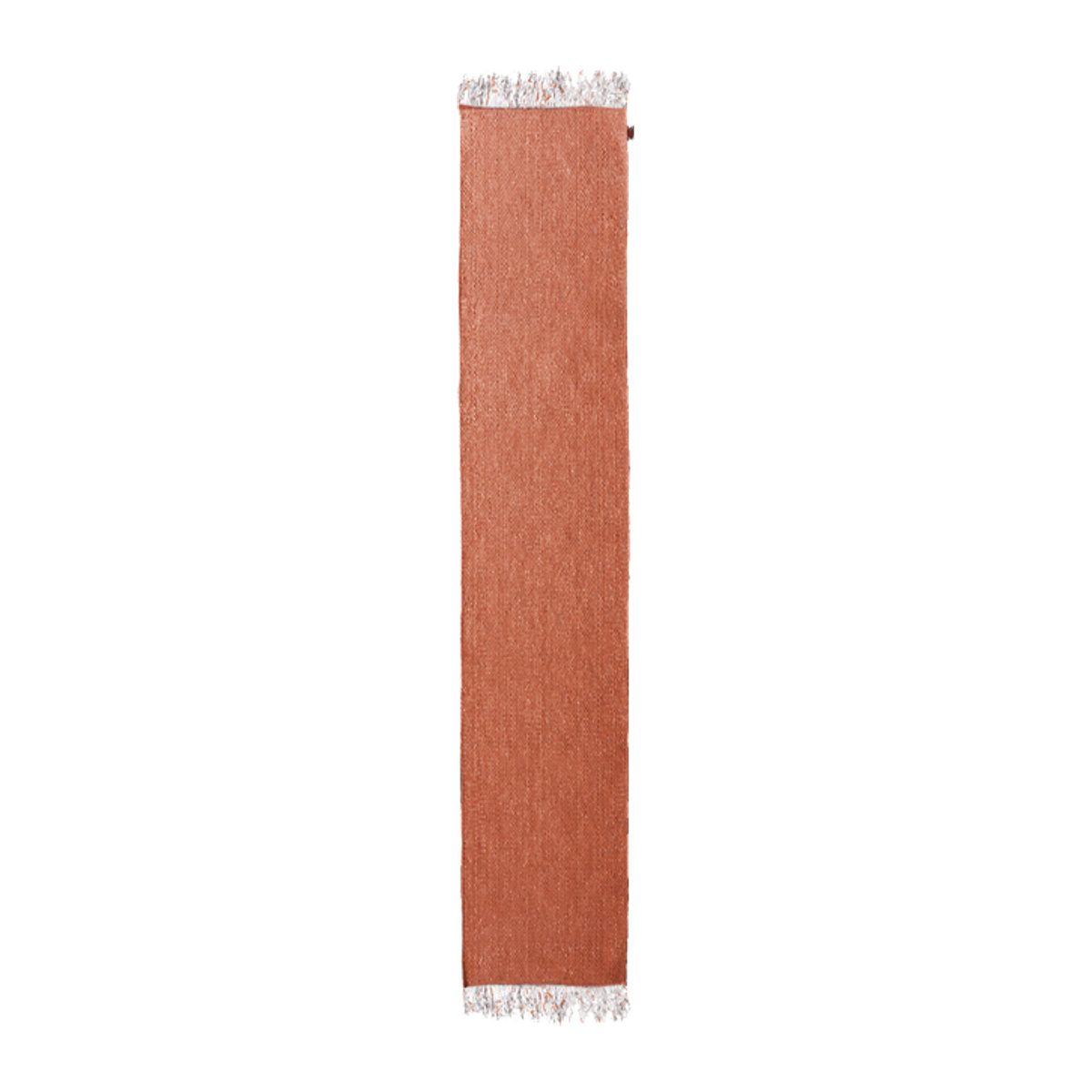 Nomad Candy Wrapper Rug Clay in Rot und Orange, gewebter Teppich - Bild 1
