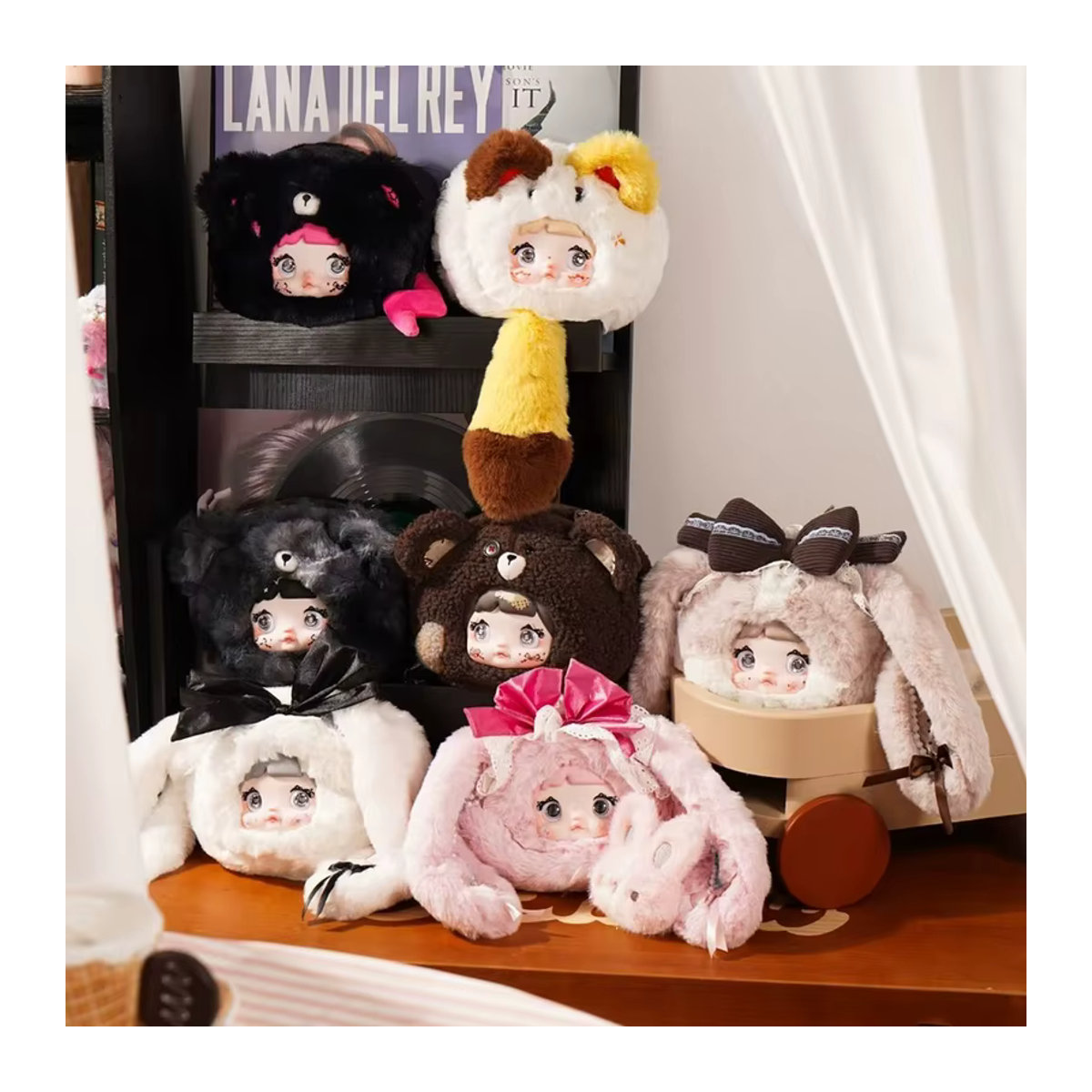 Nommi Aufbewahrungstasche Serie Überraschung Blind Box mit süßen Puppen als Dekoration und Anhänger, mehrfarbig - Bild 1