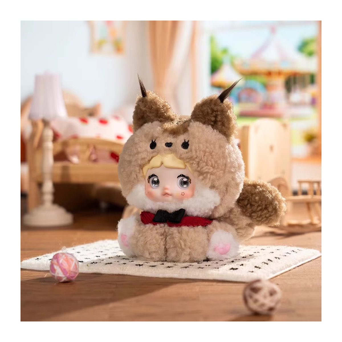 Nommi Sitting Zoo Serie Blind Box Kawaii Vinyl-Puppen Ornamente als dekorative Anhänger in Mehrfarbig - Bild 2