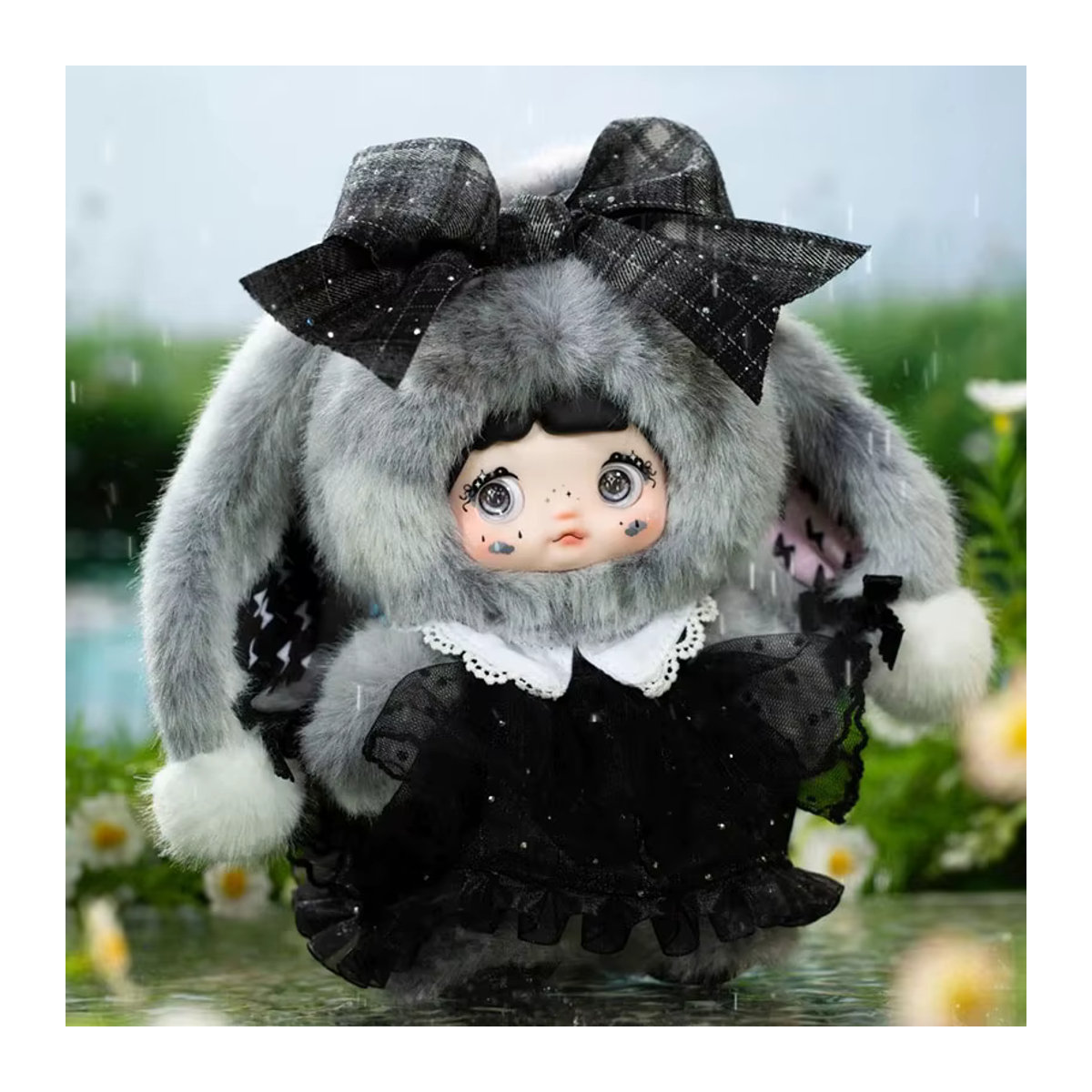 Nommi Wettervorhersage Vinyl-Figur als Blind Box Mystery Box mit Anhänger in Grau und Mehrfarbig - Bild 2