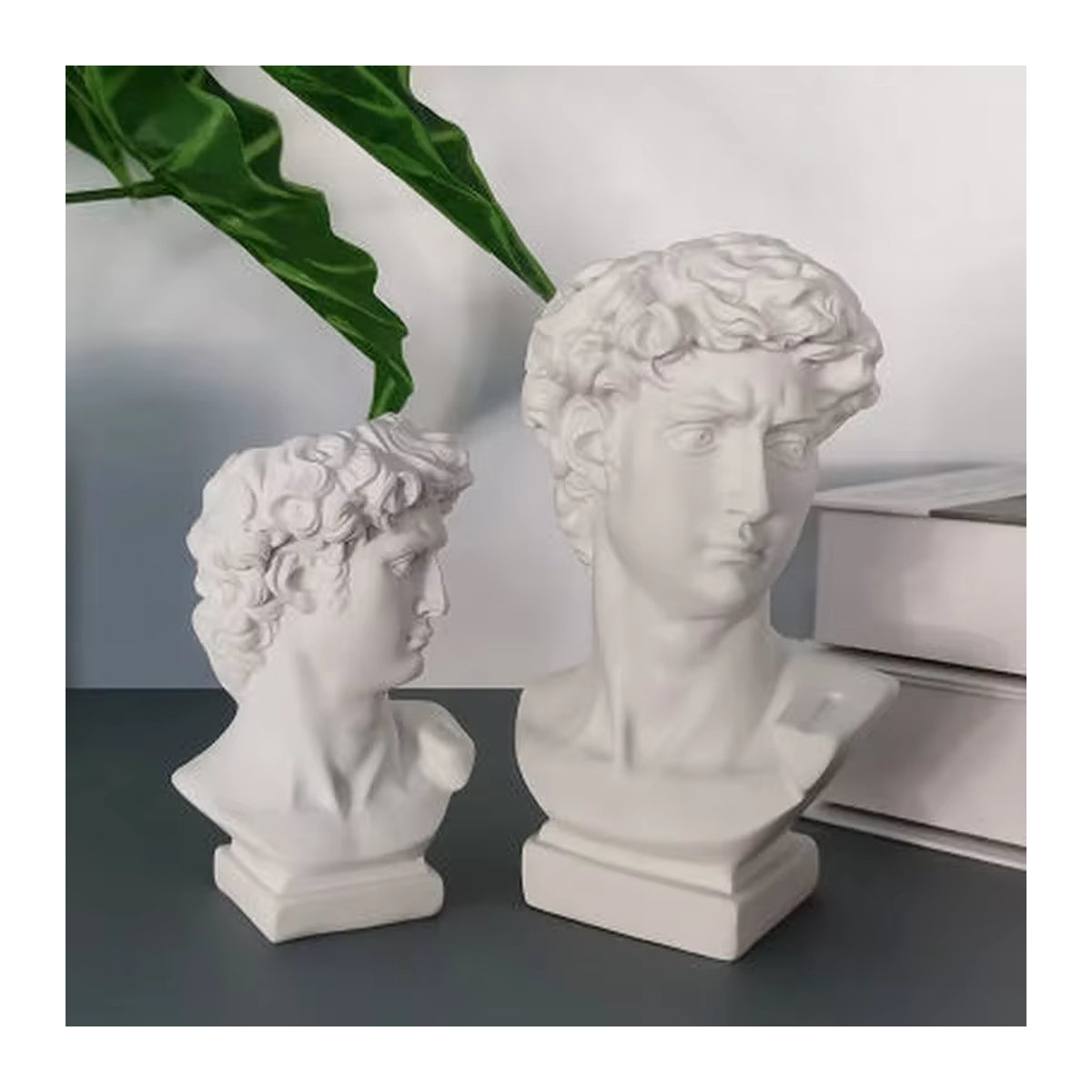 Nordic David Vase aus Keramik in Weiß für Hydrokultur und als Vintage-Deko oder Aufbewahrung für Make-up Pinsel - Bild 6