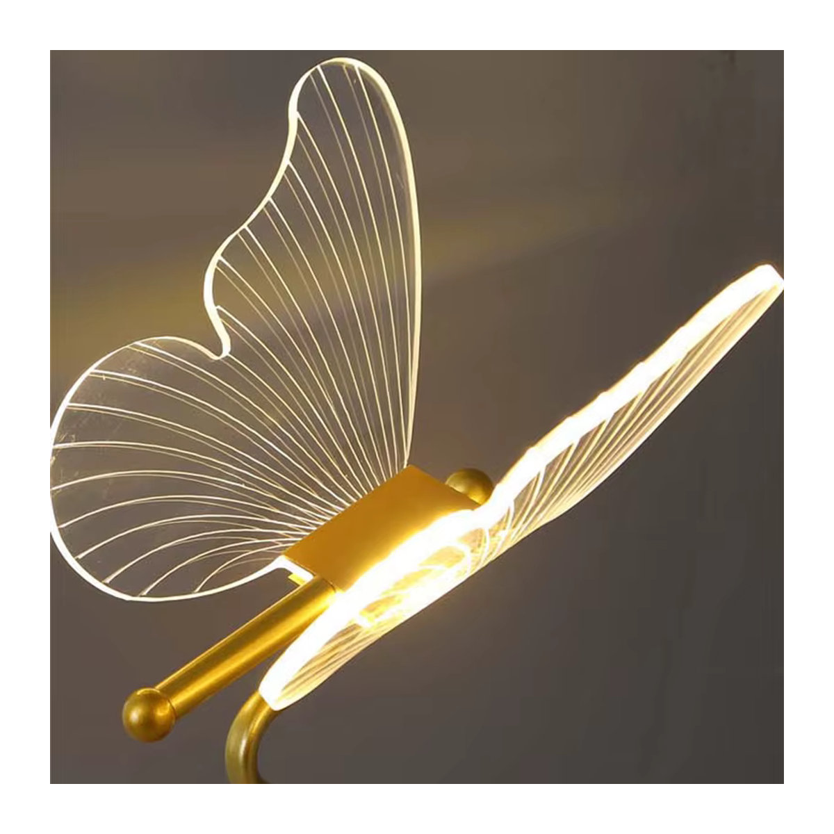 Nordic Schmetterling LED Tischlampe im skandinavischen Design für Wohnzimmer und Schlafzimmer - Bild 6