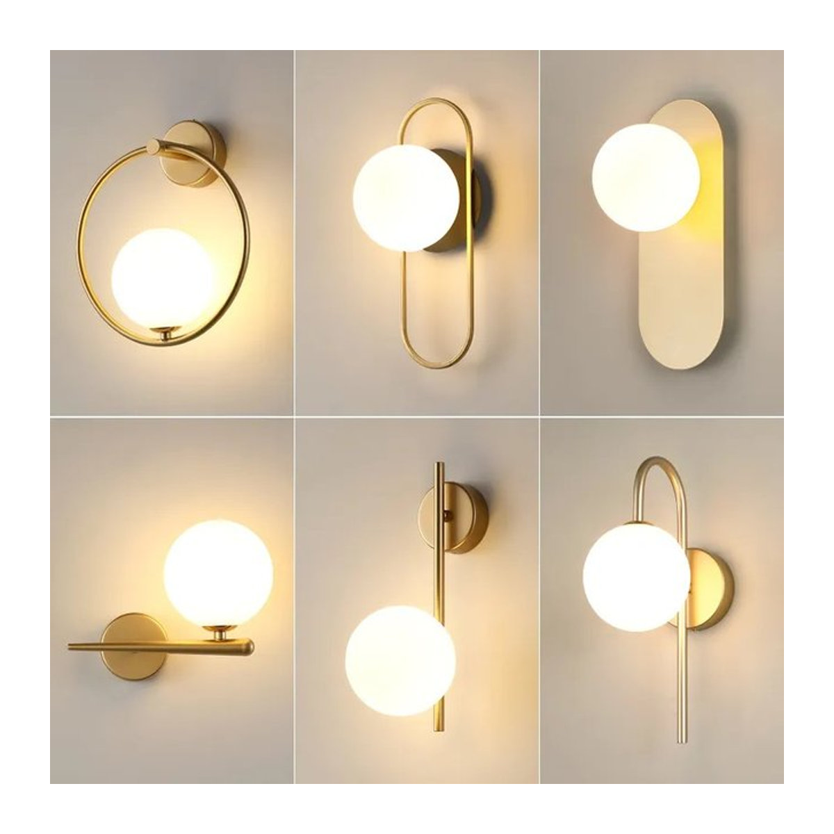Nordische LED-Wandleuchte aus Metall im skandinavischen Design für Schlafzimmer und Wohnzimmer mit G9 Fassung von LEITELL - Bild 1