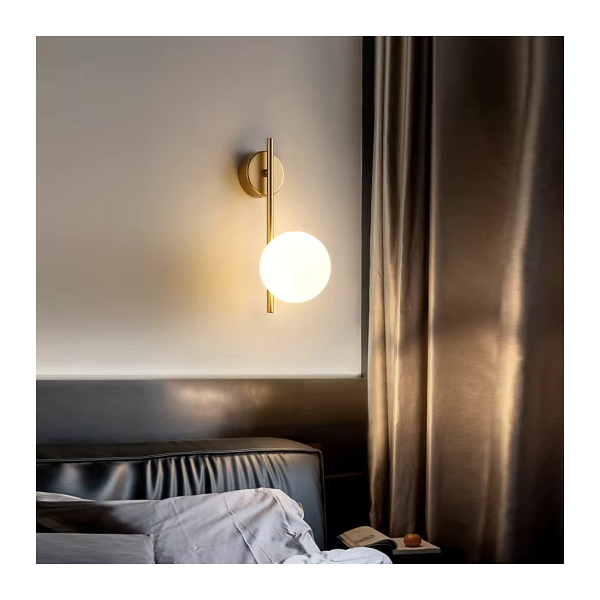 Nordische LED-Wandleuchte aus Metall im skandinavischen Design für Schlafzimmer und Wohnzimmer mit G9 Fassung von LEITELL - Bild 4