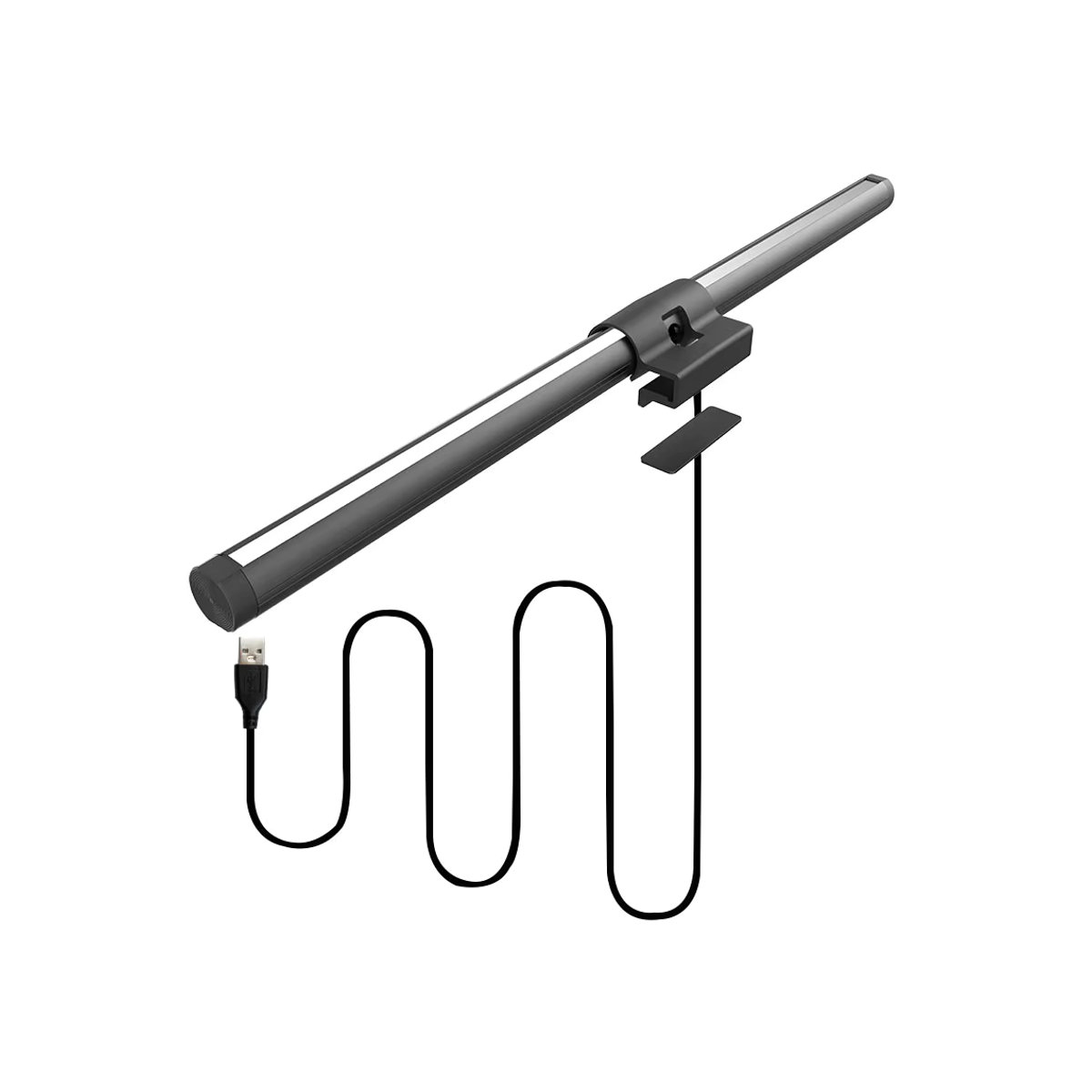 NOVEYEE USB-Betriebene Augenschonende Monitorleuchte mit Stufenloser Dimmung in Schwarz, Minimalistisches Design - Bild 6