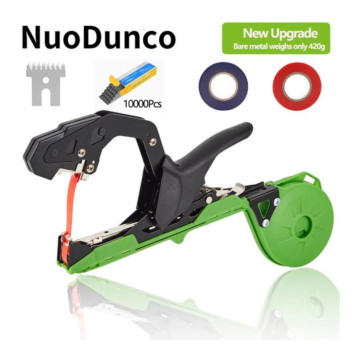 NuoDunco Garten-Handbindemaschine für Pflanzen inklusive Klebeband und Heftklammern - Bild 1