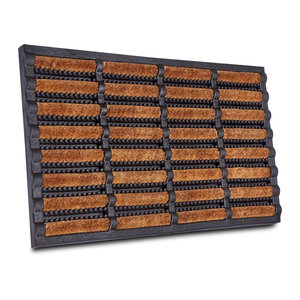 NYVI Outdoor Fußmatte KokosGUARD in Braun, wetterfest und rutschfest, B/B: 40 x 60 cm
