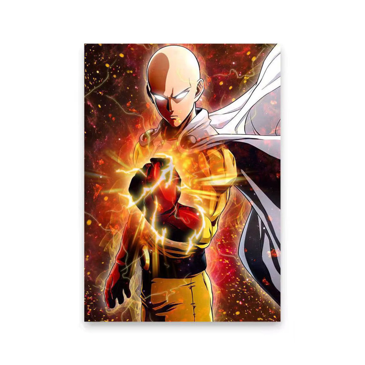 O-One One-Punch Man Anime Poster Selbstklebend Mehrfarbig Hochformat - Bild 5