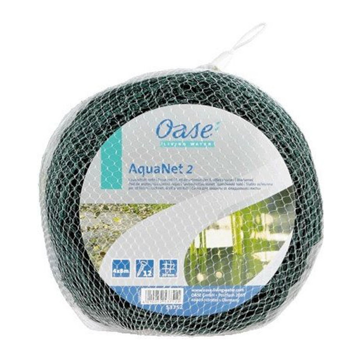 Oase AquaNet 2 Laubschutznetz für den Teich, Schwarz, B: 400 cm, L: 800 cm - Bild 2