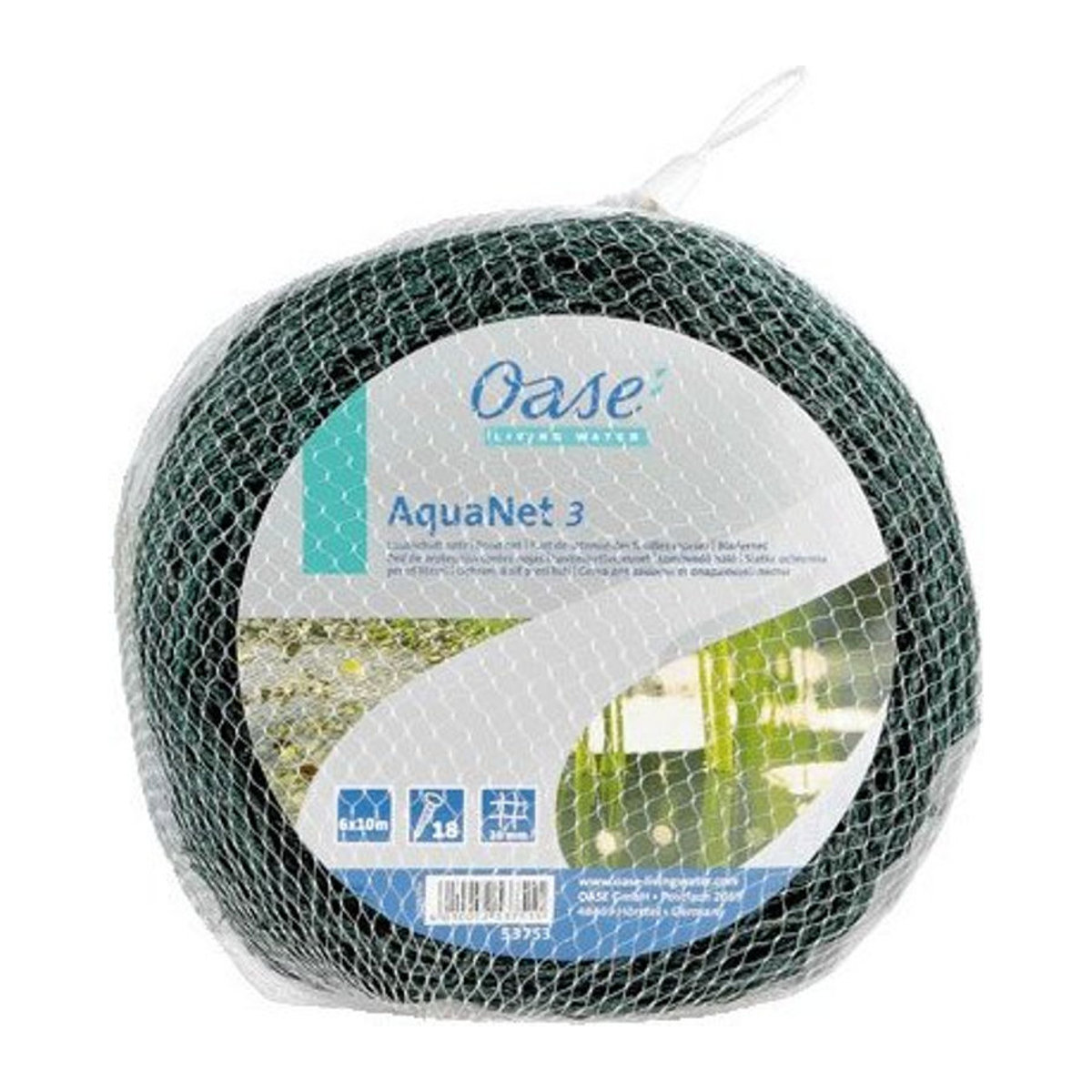 Oase AquaNet Teichnetz 3 Laubschutznetz Schwarz B: 600 cm, T: 1000 cm - Bild 2