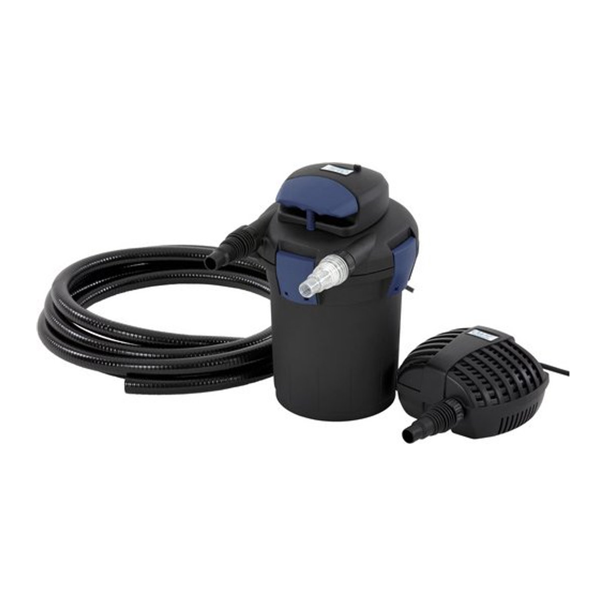 Oase BioPress Teichfilter-Set Druckfilter mit UV-Pumpe in Schwarz - Bild 1