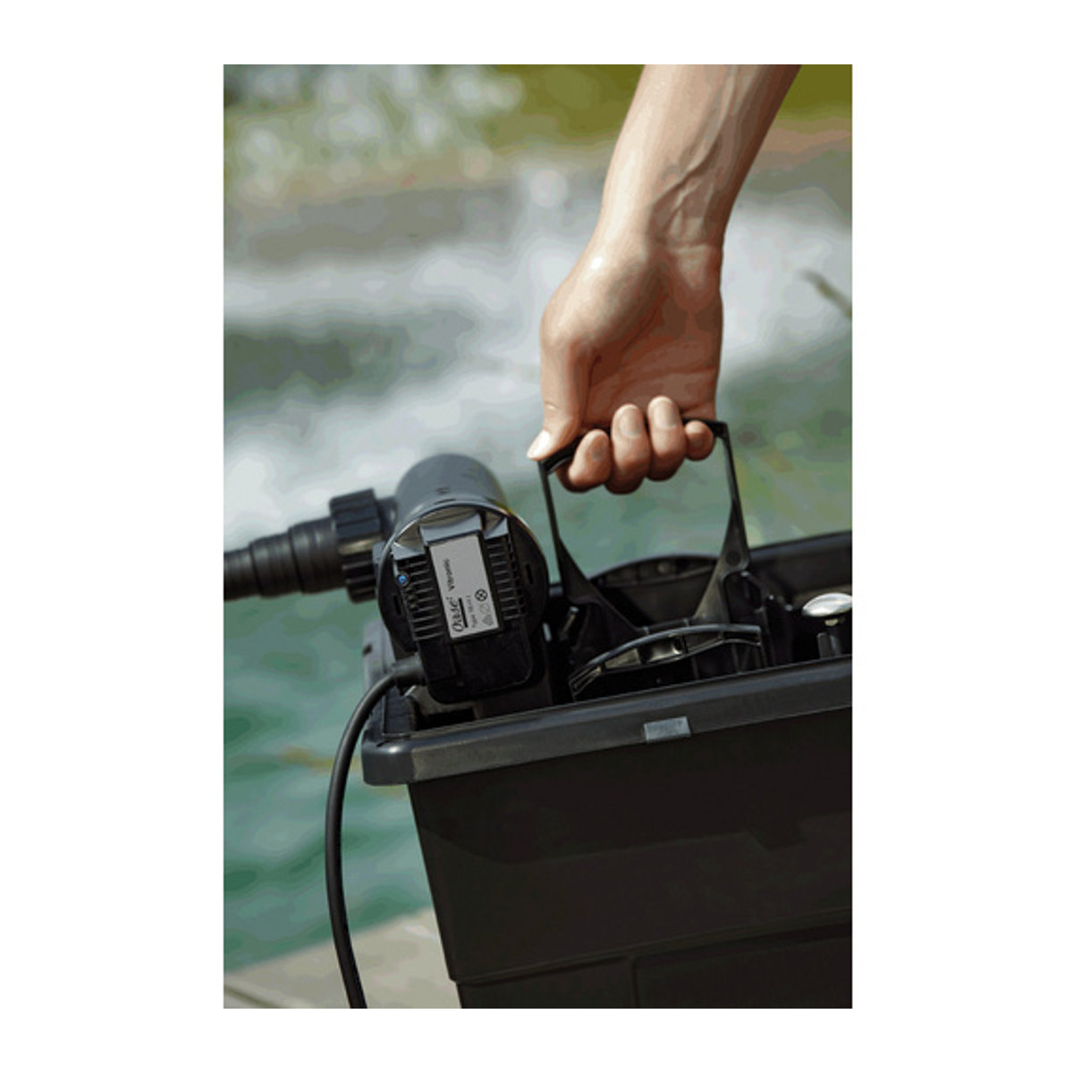 Oase BioSmart Set 7000 Durchlauffilter für Teiche mit UV-Pumpe in Schwarz - Bild 5
