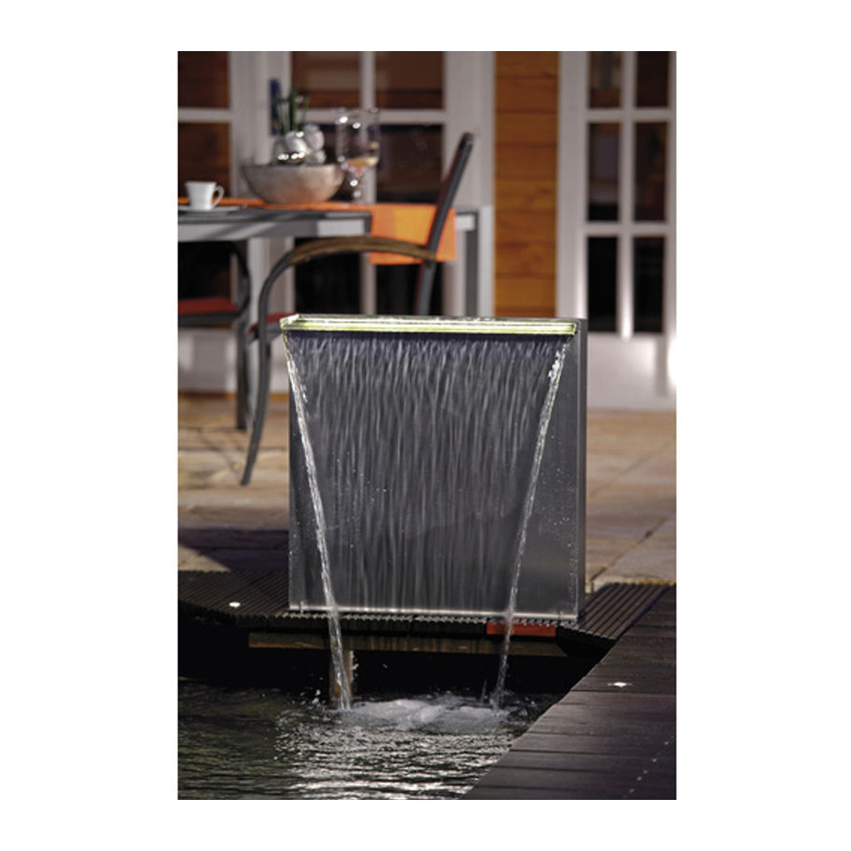 OASE LED-Scheinwerfer Waterfall Illumination 60 Außenstrahler in Weiß aus Kunststoff mit warmweißem Licht und 10 W - Bild 2