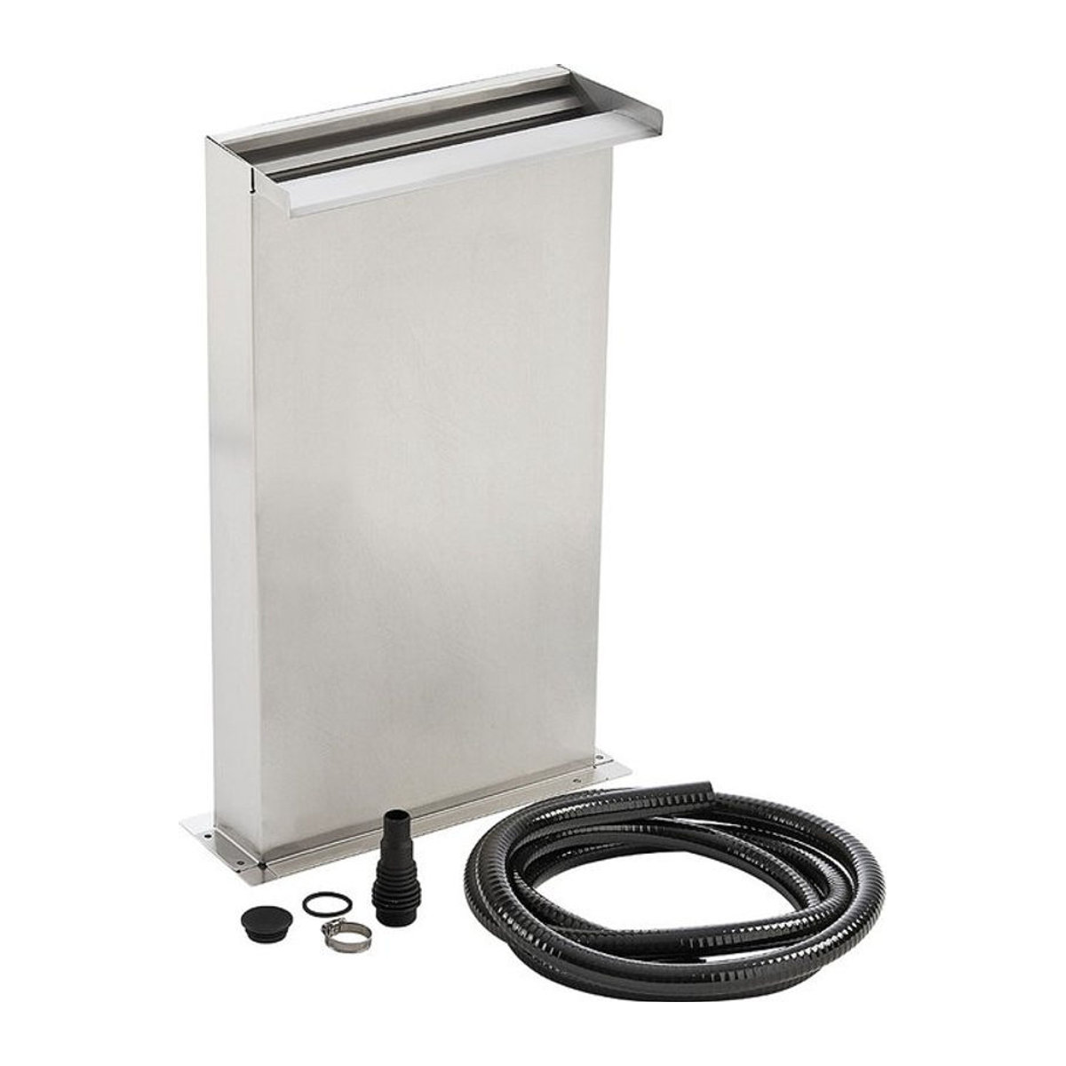 Oase Wasserfall Kit 30 Wasserfall-Set aus Edelstahl in Silber, B/H: 16 x 66,5 cm - Bild 2