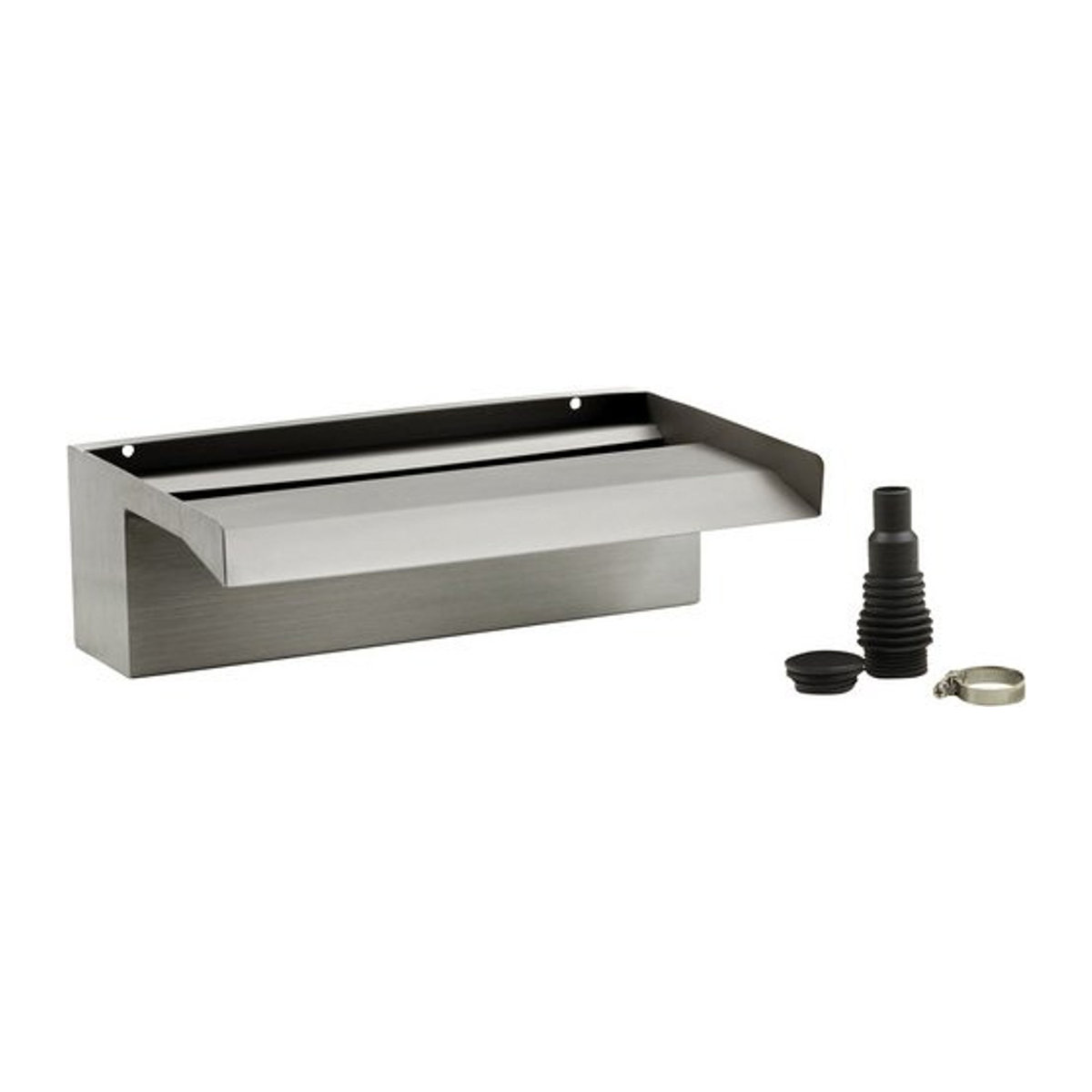 Oase Wasserfall XL 30 aus Edelstahl in Silber, B/H: 16,5 x 33,5 cm - Bild 1