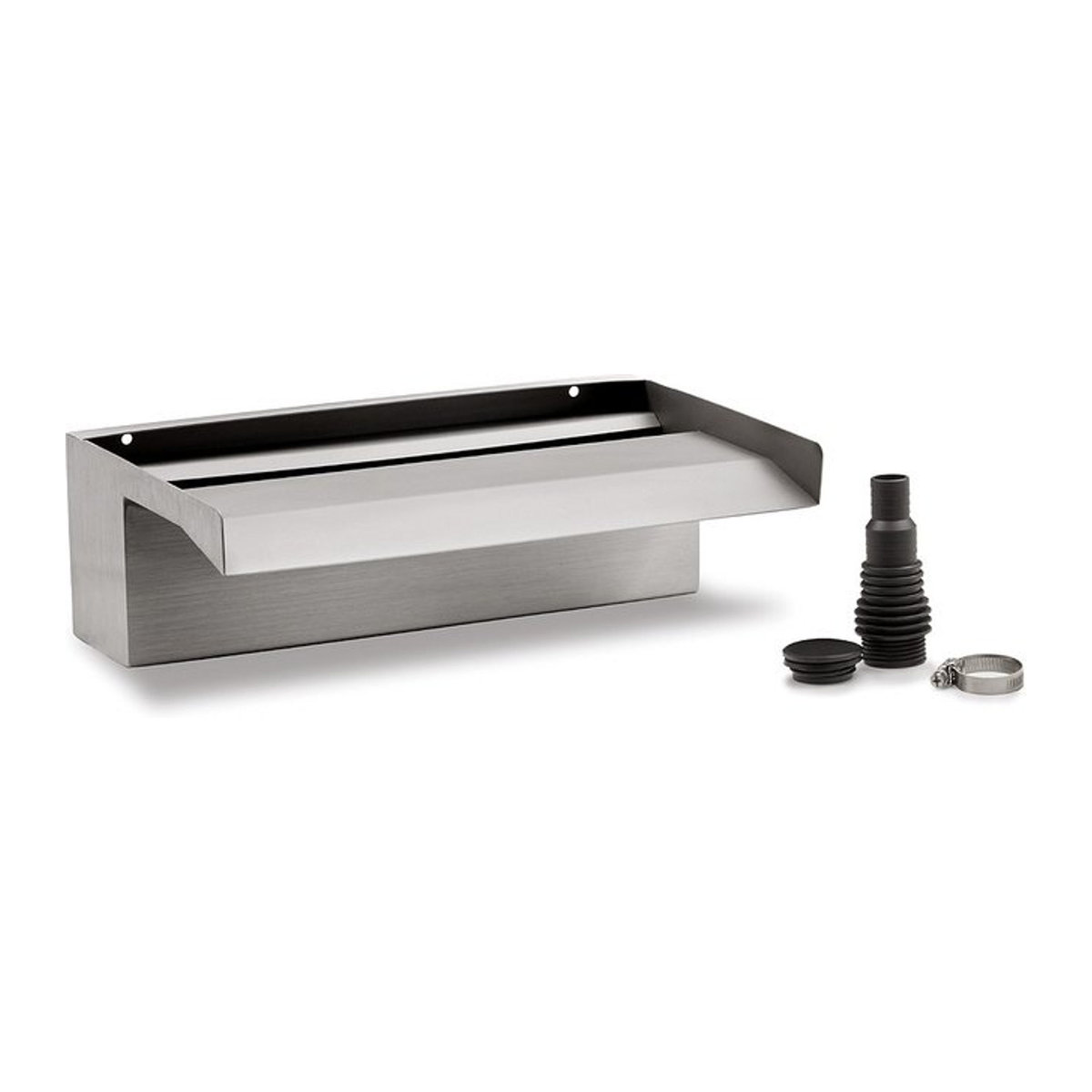 Oase Wasserfall XL 30 aus Edelstahl in Silber, B/H: 16,5 x 33,5 cm - Bild 2