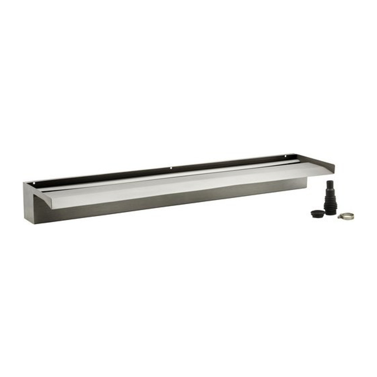 Oase Wasserfall XL 90 aus Edelstahl in Silber, B/H: 16,5 x 93,5 cm - Bild 1