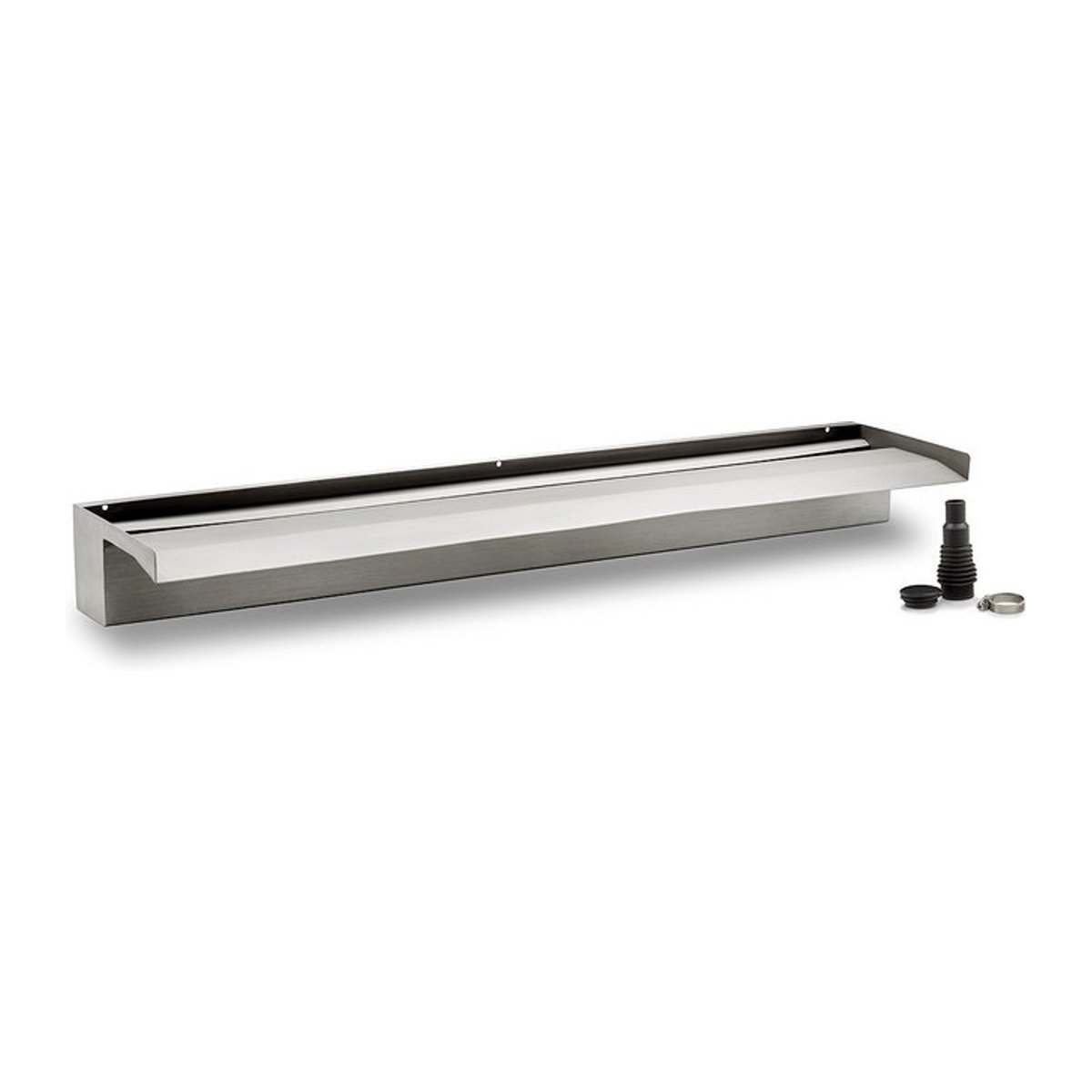Oase Wasserfall XL 90 aus Edelstahl in Silber, B/H: 16,5 x 93,5 cm - Bild 2