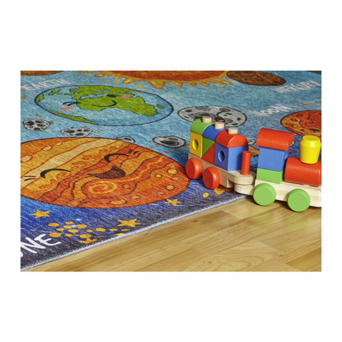 Obsession Home Fashion Kinderteppich Torino Kids aus Polyester in Blau und Orange, B/L: 160 x 230 cm - Bild 6