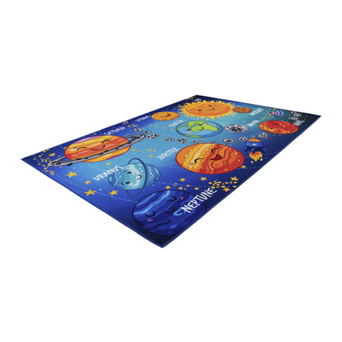 Obsession Home Fashion Kinderteppich Torino Kids aus Polyester in Blau und Orange, B/L: 160 x 230 cm - Bild 7