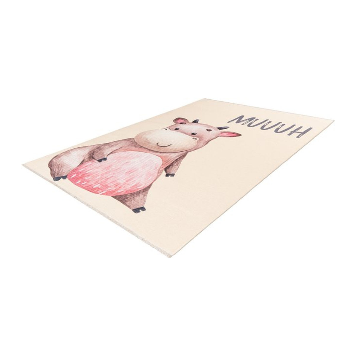 OBSESSION Kinderteppich My Greta 608 mit Kuh-Motiv muuh B: 115 cm, T: 170 cm - Bild 1