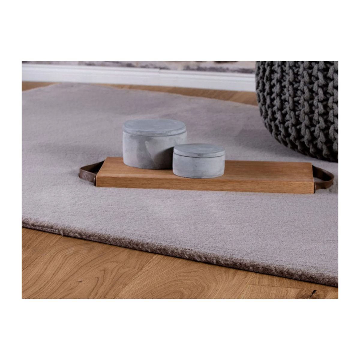 OBSESSION My Cha Cha Teppich Rechteckig Taupe B: 110 cm, T: 60 cm - Bild 4