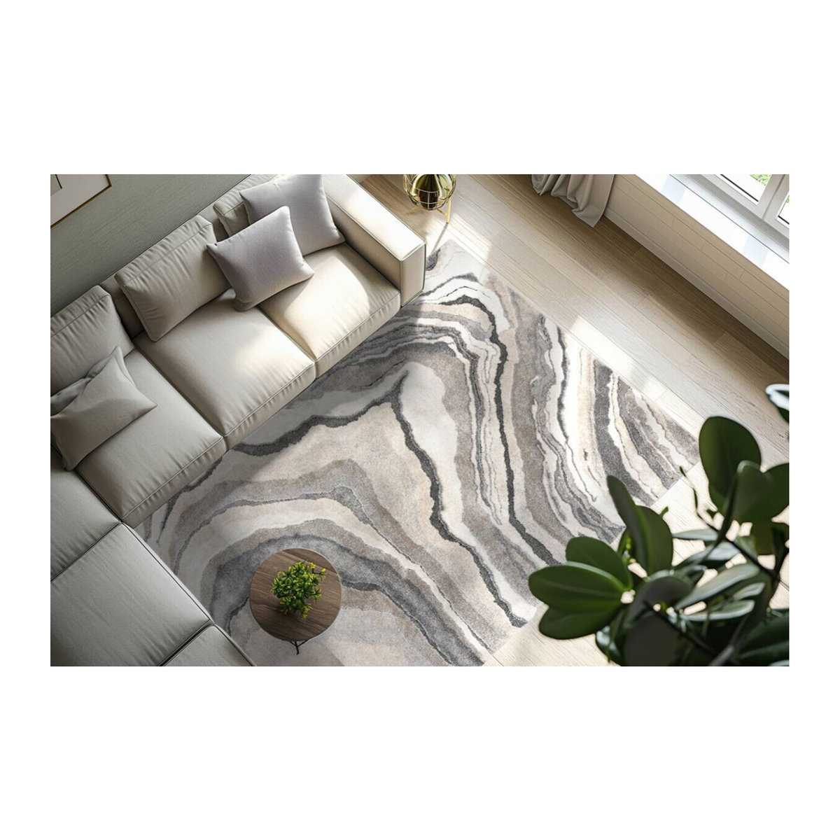 Obsession Teppich My Bologna grau B/L: 160 x 230 cm - Bild 4