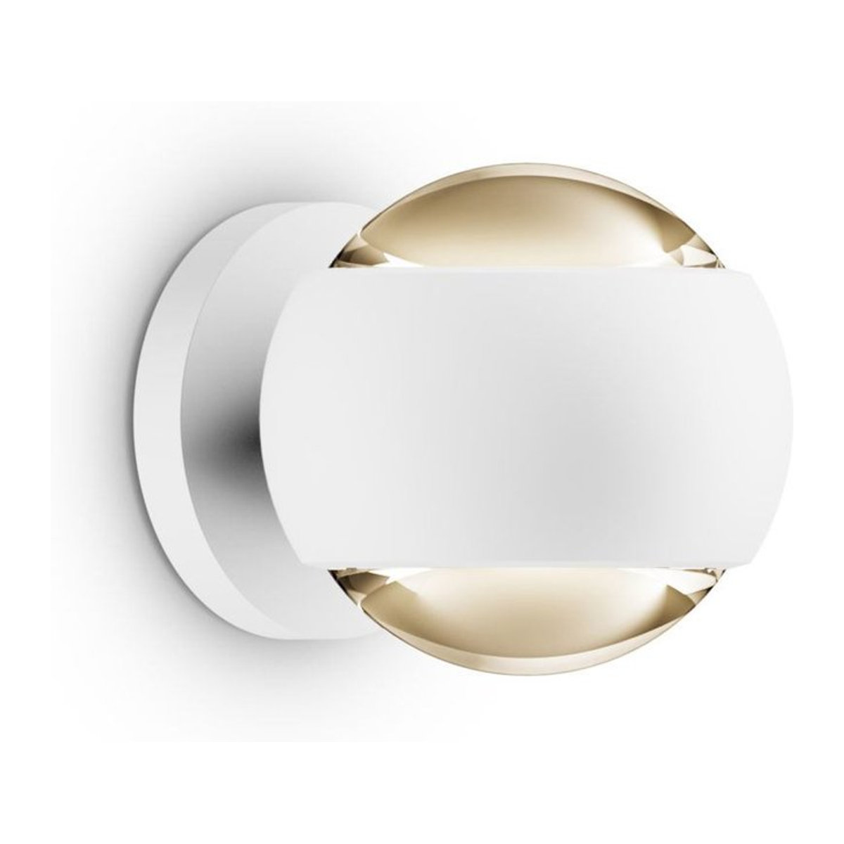 Occhio io io vertikale LED-Wandleuchte in Weiß matt mit warmweißem Licht (3000K) - Bild 1