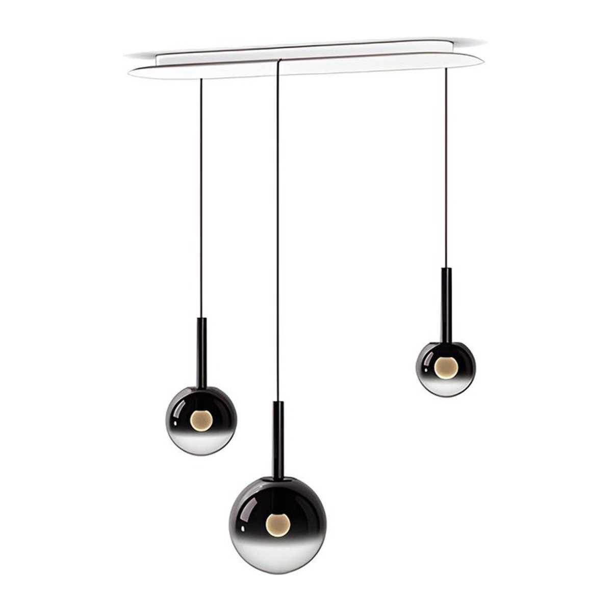 Occhio Luna Sospeso Cloud 3 L LED-Pendelleuchte in Weiß Matt mit Tunable White (2700K - 4000K) - Bild 1