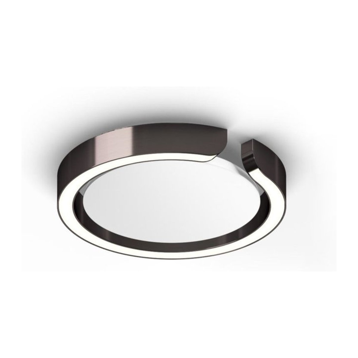 Occhio Mito Deckenleuchte mit LED und Phantom-Cover in Weiß matt, Narrow-Strahler für gebündeltes Licht (50°) - Bild 1