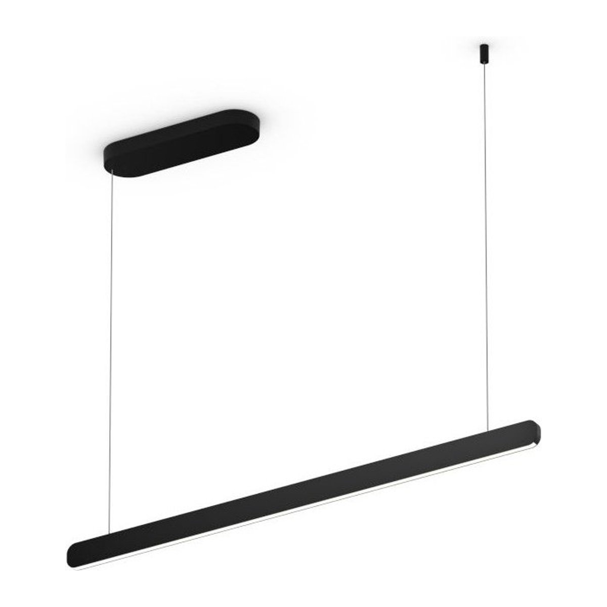 Occhio Mito linear volo 100 up LED-Pendelleuchte in Schwarz matt mit Occhio air Modul und dimmbarer LED (2700K - 4000K) - Bild 1