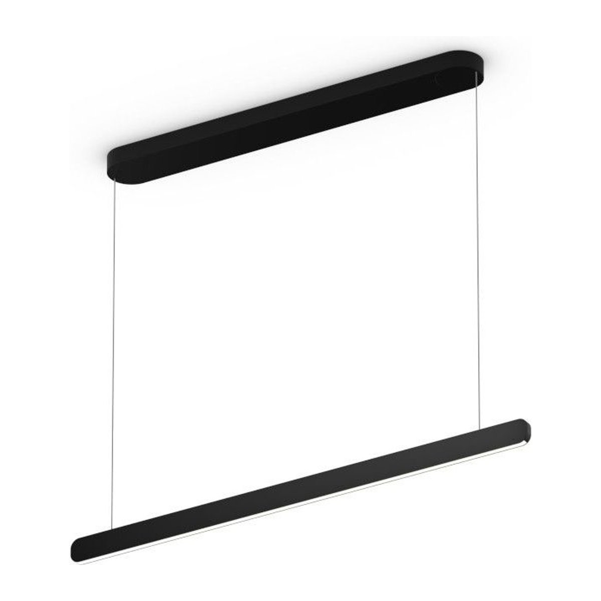 Occhio Mito linear volo 100 up LED-Pendelleuchte in Schwarz matt mit variabler Ausführung 65-165 cm - Bild 1