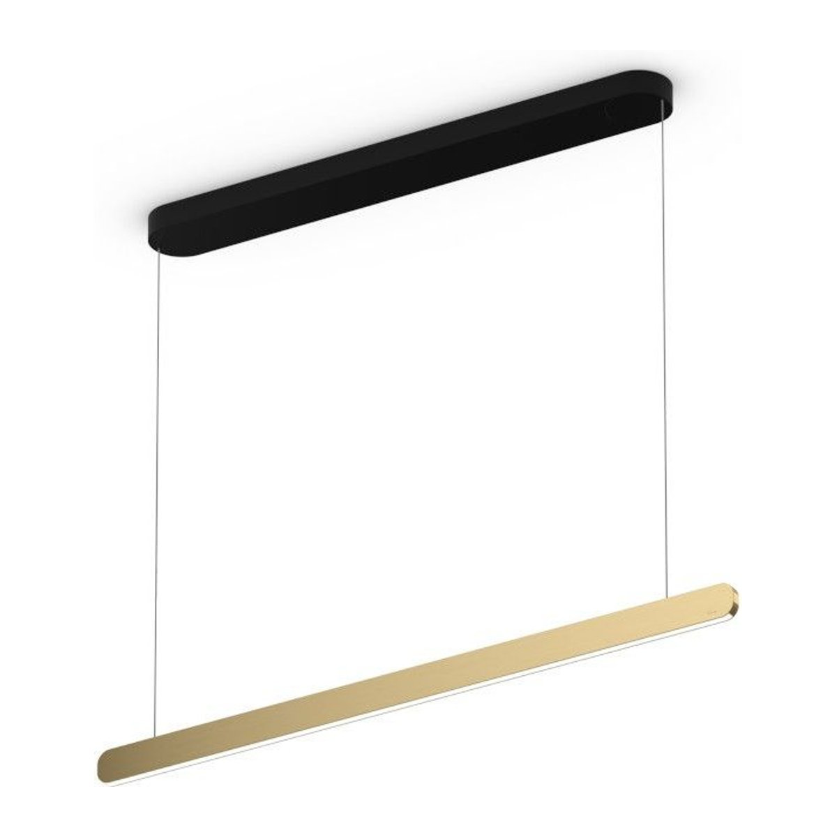 Occhio Mito linear volo 100 up LED-Pendelleuchte in Schwarz matt und Bronze mit variabler Höhe von 65-165 cm für deine Tischbeleuchtung - Bild 1